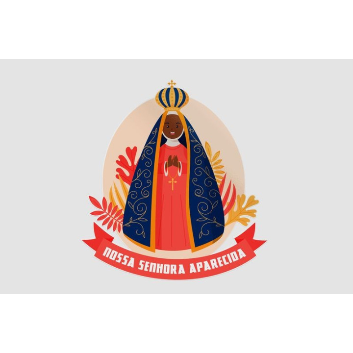 Nossa Senhora Aparecida Stickers – Catholic Decals (2-Pack)