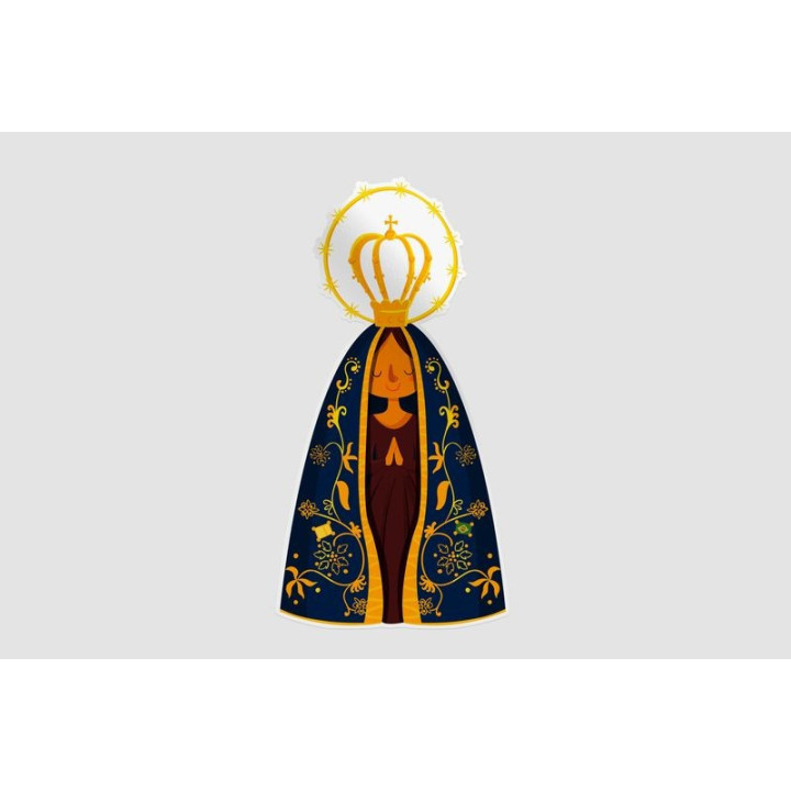 Nossa Senhora Aparecida Stickers – Catholic Decals (2-Pack)