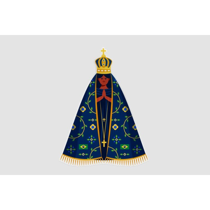 Nossa Senhora Aparecida Stickers – Virgin Mary Decals (2-Pack)