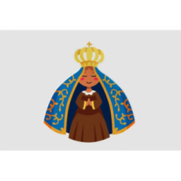 Nossa Senhora Aparecida Stickers – Catholic Decals (2-Pack)