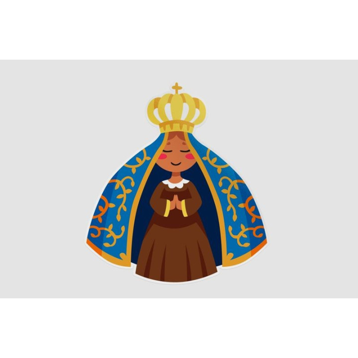 Nossa Senhora Aparecida Stickers – Catholic Decals (2-Pack)