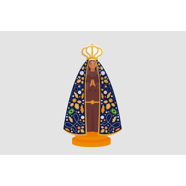Nossa Senhora Aparecida Stickers – Brazil Patron Saint (2-Pack)