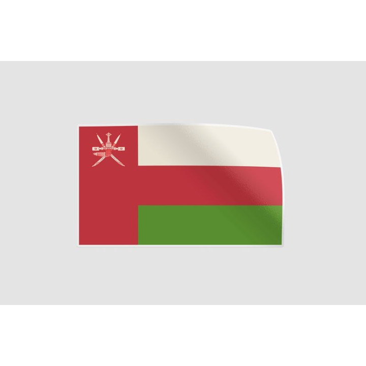 Oman Flag Sticker - DecalsHouse