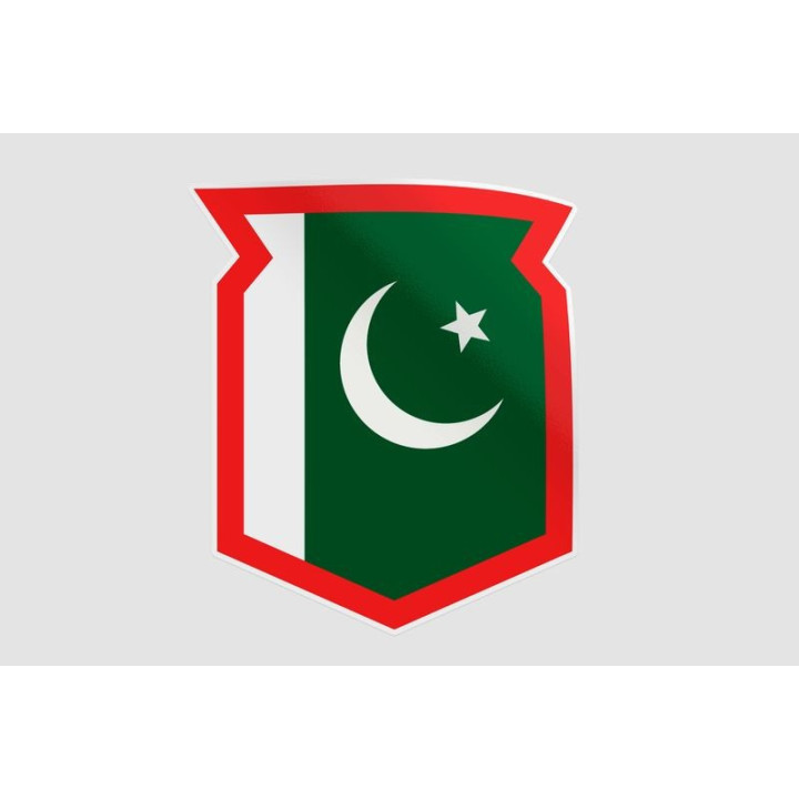 Pakistan Flag Style 102 Sticker - DecalsHouse