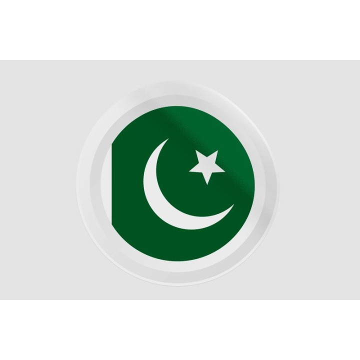 Pakistan Flag Style 11 Sticker - DecalsHouse