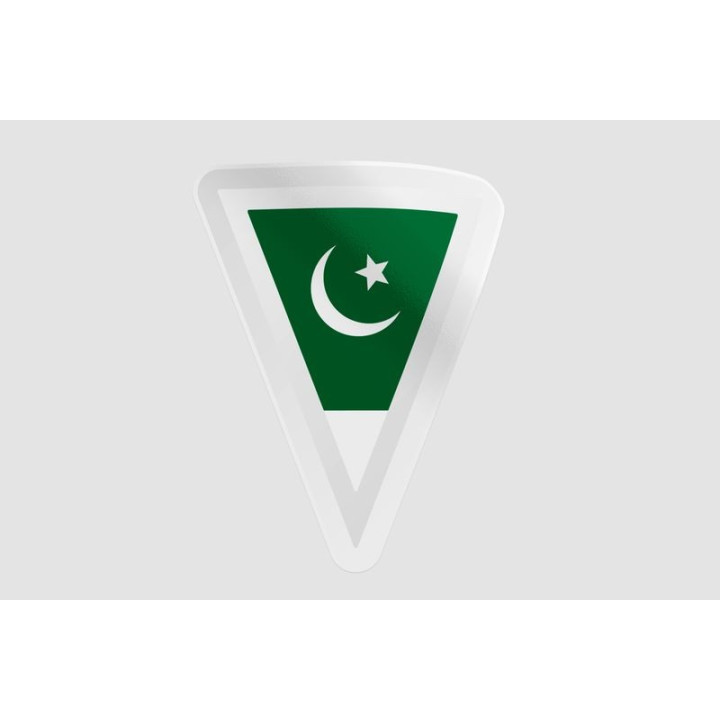 Pakistan Flag Style 15 Sticker - DecalsHouse