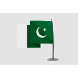 Pakistan Flag Style 50 Sticker - DecalsHouse