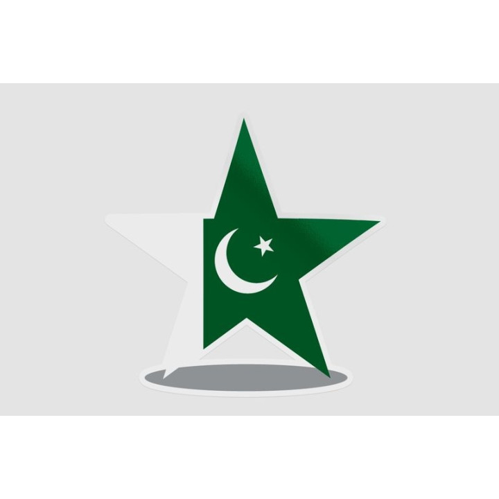 Pakistan Flag Style 57 Sticker - DecalsHouse