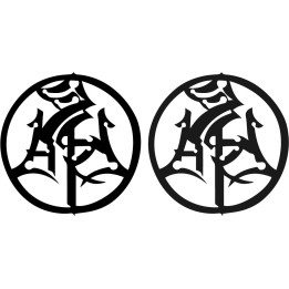 72 Hrs Band Stickers – Hardcore Punk Logo Decals (2-Pack)
