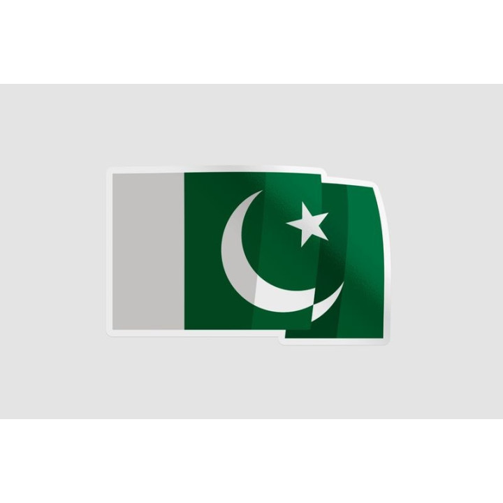 Pakistan Flag Style 77 Sticker - DecalsHouse