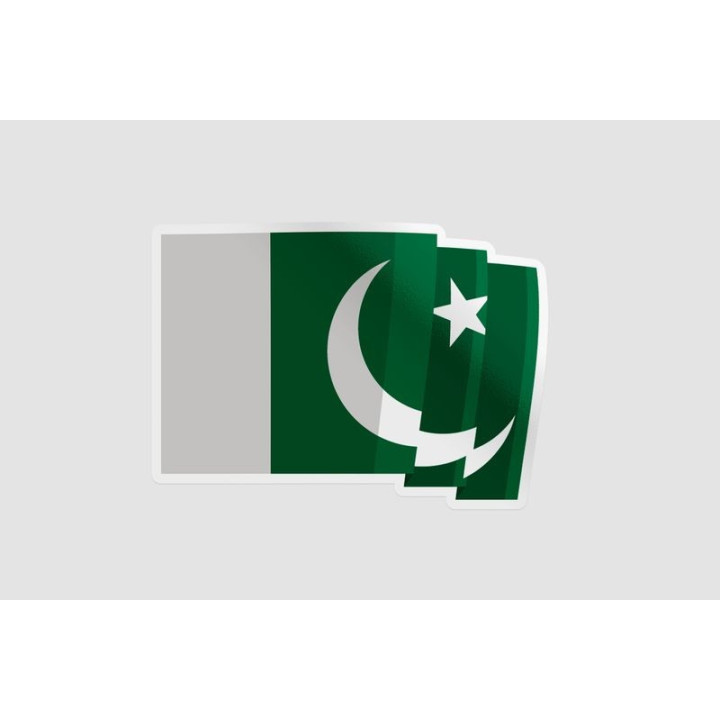 Pakistan Flag Style 78 Sticker - DecalsHouse