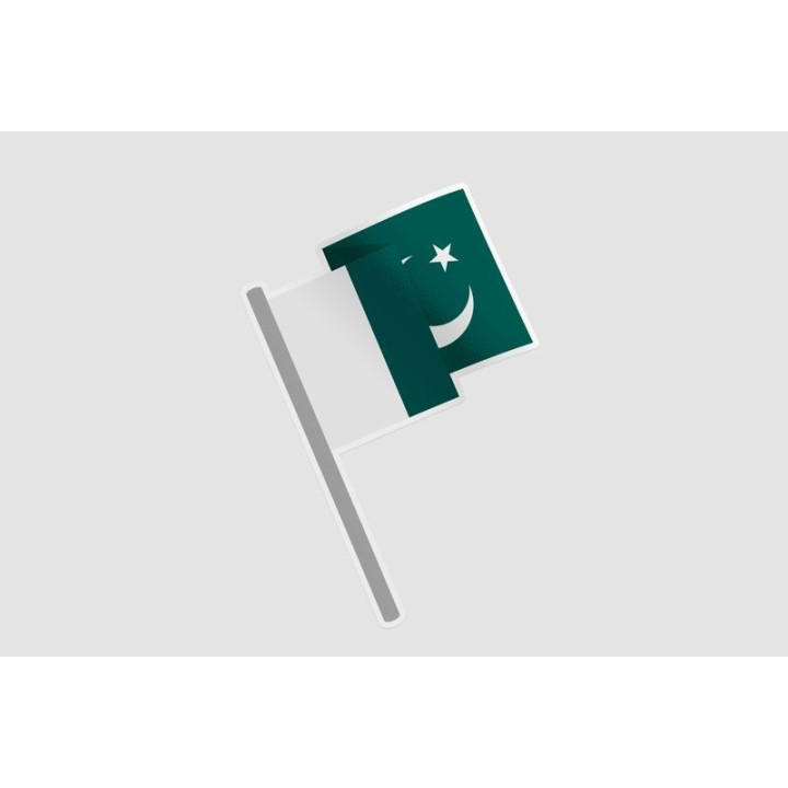 Pakistan Flag Style 87 Sticker - DecalsHouse