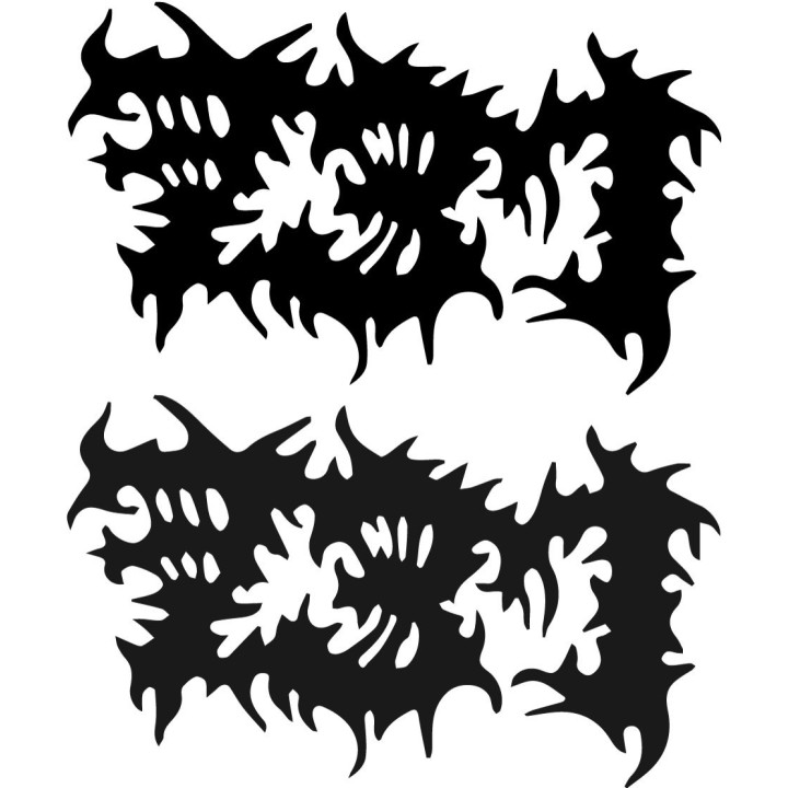731 Band Stickers – Extreme Metal Logo Decals (2-Pack)