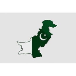 Pakistan Map Sticker - DecalsHouse
