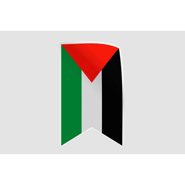 Palestine Flag Style 19 Sticker - DecalsHouse