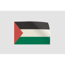 Palestine Flag Style 3 Sticker - DecalsHouse