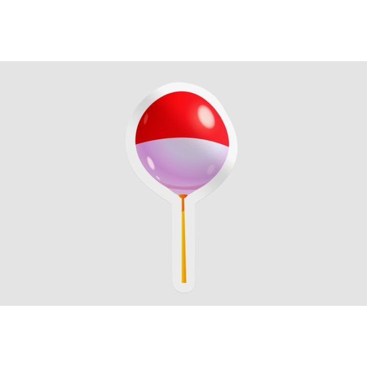 Indonesia Pancasila Day Balloon Sticker (2-Pack)