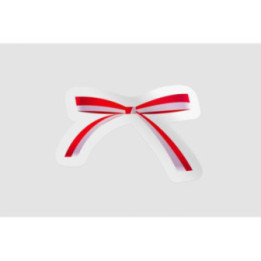 Indonesian Flag Ribbon Bow Sticker – Pancasila Day (2-Pack)
