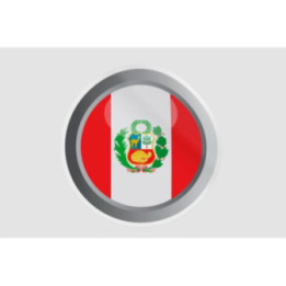 Peru Flag Style 105 Sticker - DecalsHouse