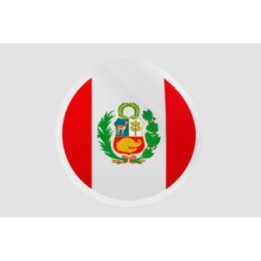 Peru Flag Style 130 Sticker - DecalsHouse