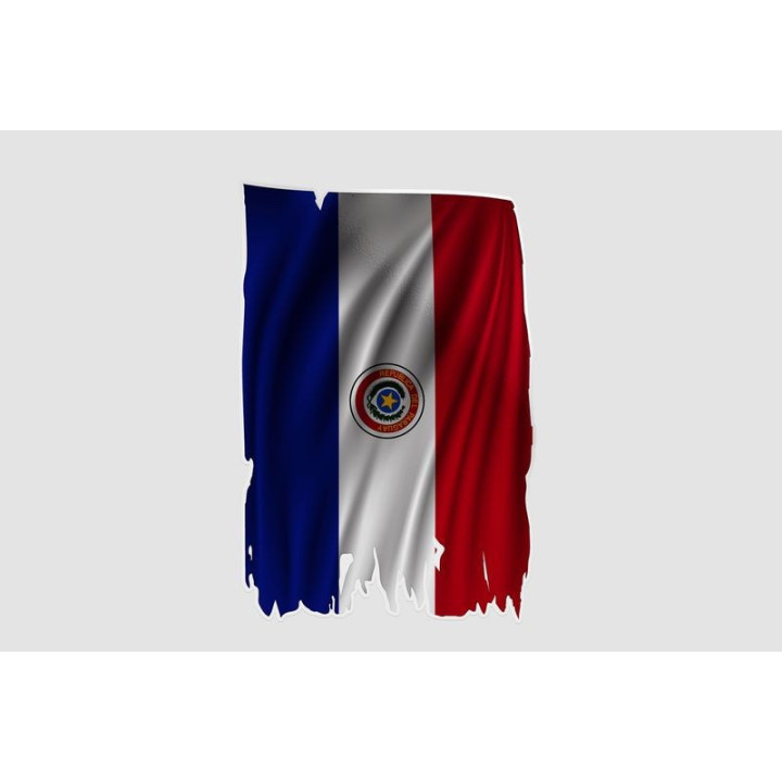 Peru Flag Style 156 Sticker - DecalsHouse