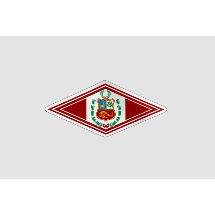 Peru Flag Style 16 Sticker - DecalsHouse