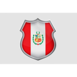 Peru Flag Style 161 Sticker - DecalsHouse
