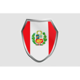 Peru Flag Style 172 Sticker - DecalsHouse