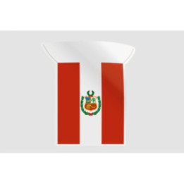 Peru Flag Style 33 Sticker - DecalsHouse