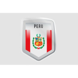 Peru Flag Style 49 Sticker - DecalsHouse