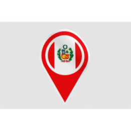 Peru Flag Style 57 Sticker - DecalsHouse