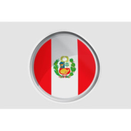 Peru Flag Style 63 Sticker - DecalsHouse