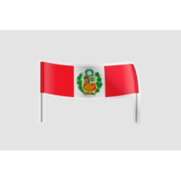 Peru Flag Style 70 Sticker - DecalsHouse