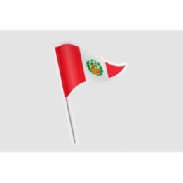 Peru Flag Style 72 Sticker - DecalsHouse