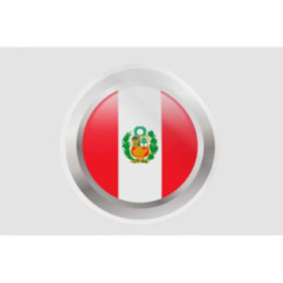 Peru Flag Style 73 Sticker - DecalsHouse