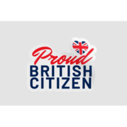 Proud British Citizen Sticker - DecalsHouse