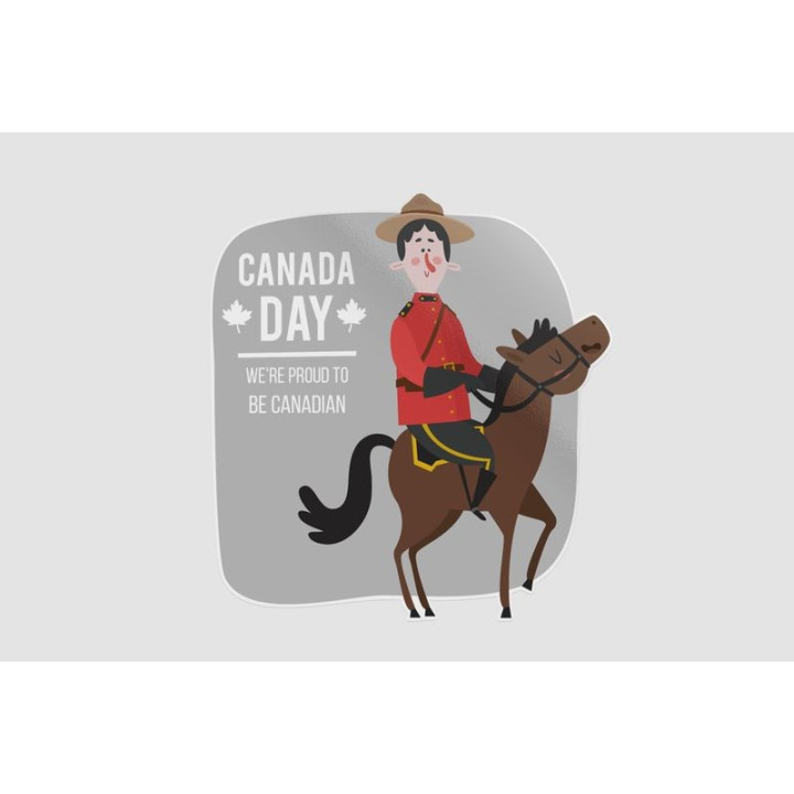 Proud To Be Canadian Sticker - DecalsHouse