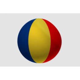 Republic Of Chad Flag Style 14 Sticker - DecalsHouse