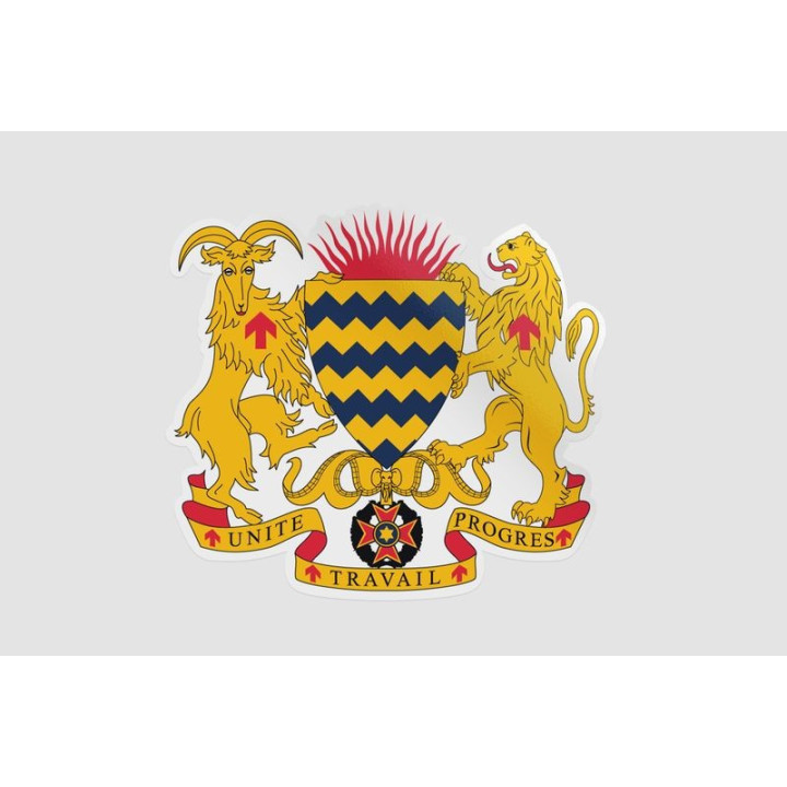 Republic Of Chad National Emblem Sticker - DecalsHouse