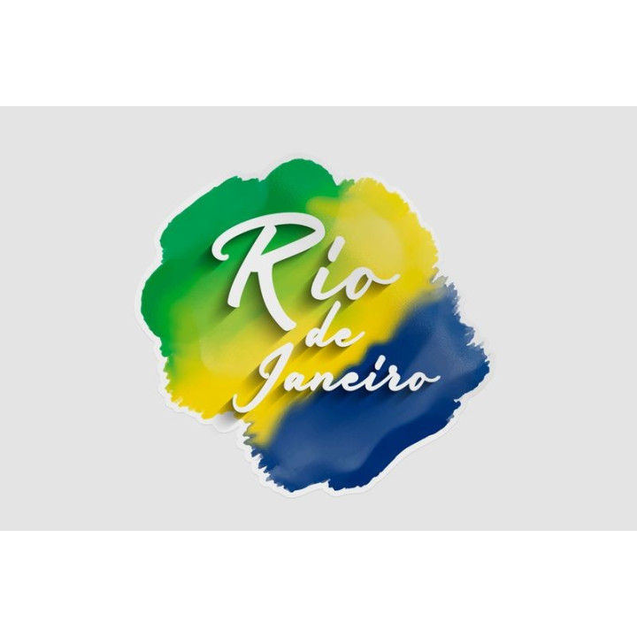 Rio De Janeiro Style 2 Sticker - DecalsHouse