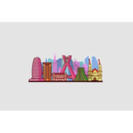 Sao Paulo Landmark Sticker - DecalsHouse