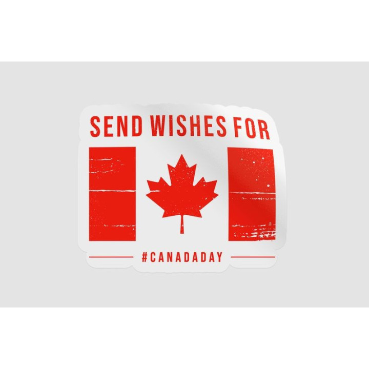 Send Wishes For Canada Sticker - DecalsHouse