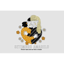 Setembro Amarelo Stickers – Mental Health Awareness (2-Pack)