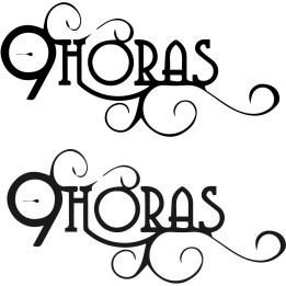 9 Horas Band Stickers – Alternative Rock Decals (2-Pack)