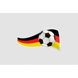 Soccer Ball Flag Style 2 Sticker - DecalsHouse