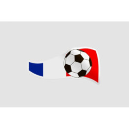 Soccer Ball Flag Style 3 Sticker - DecalsHouse