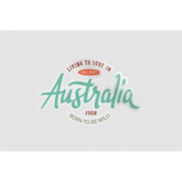 Surf In Australia Sticker - DecalsHouse