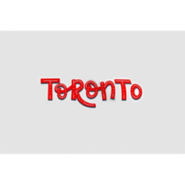 Toronto City Lettering Sticker - DecalsHouse