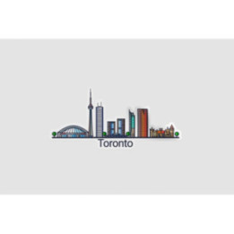 Toronto City Skyline Sticker - DecalsHouse