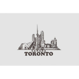 Toronto Cityscape Canada Sticker - DecalsHouse